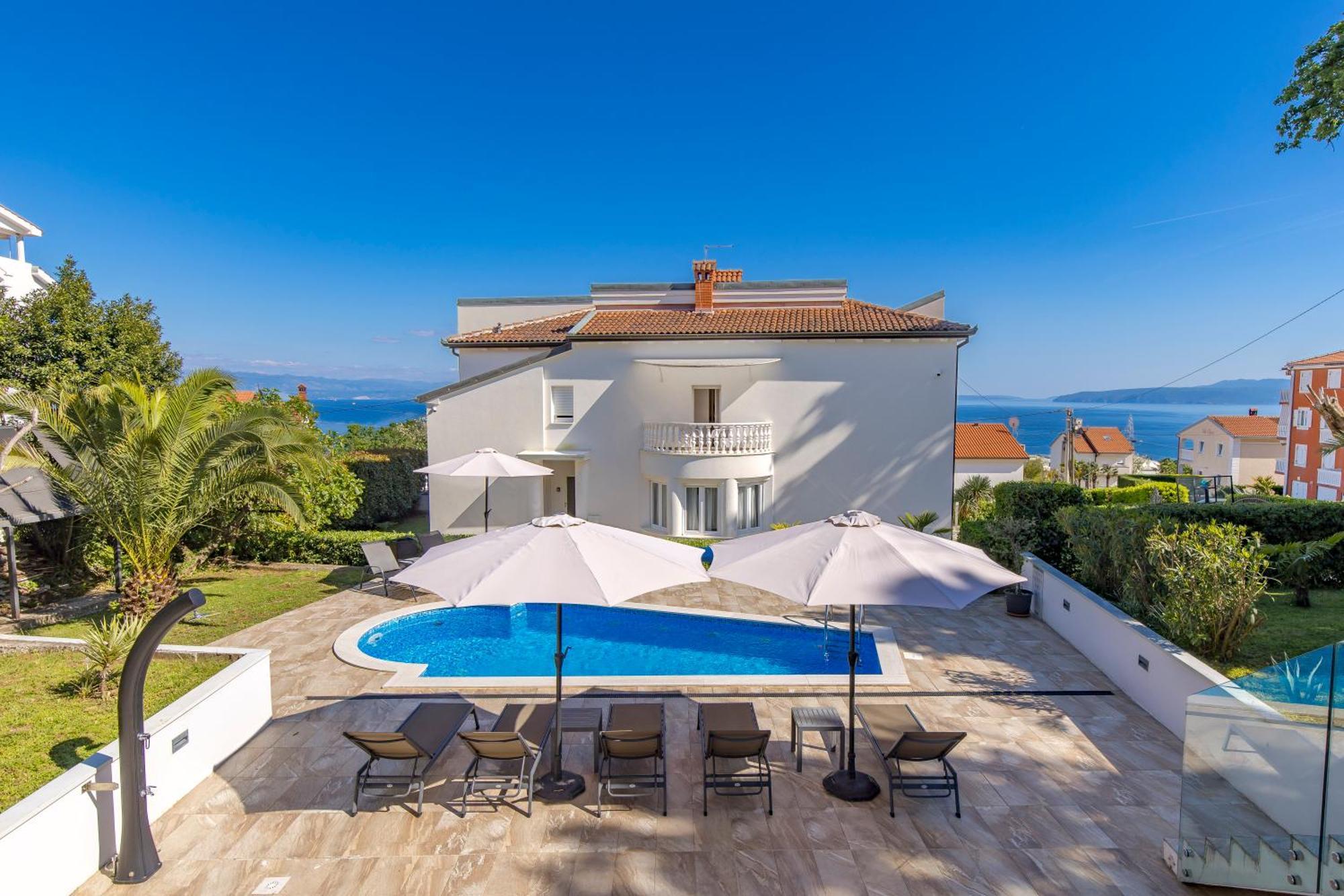 Villa Garden Apartment With Pool Opatija Exterior foto