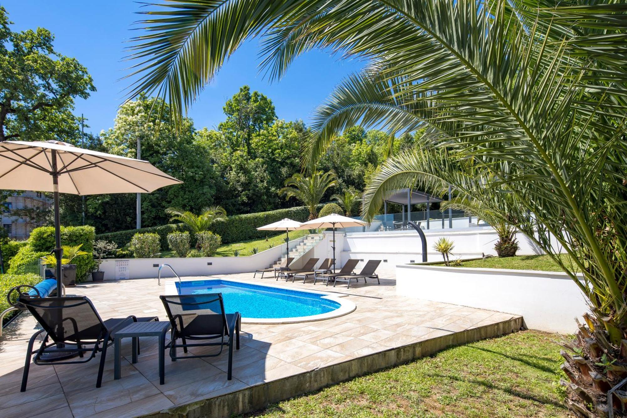 Villa Garden Apartment With Pool Opatija Exterior foto